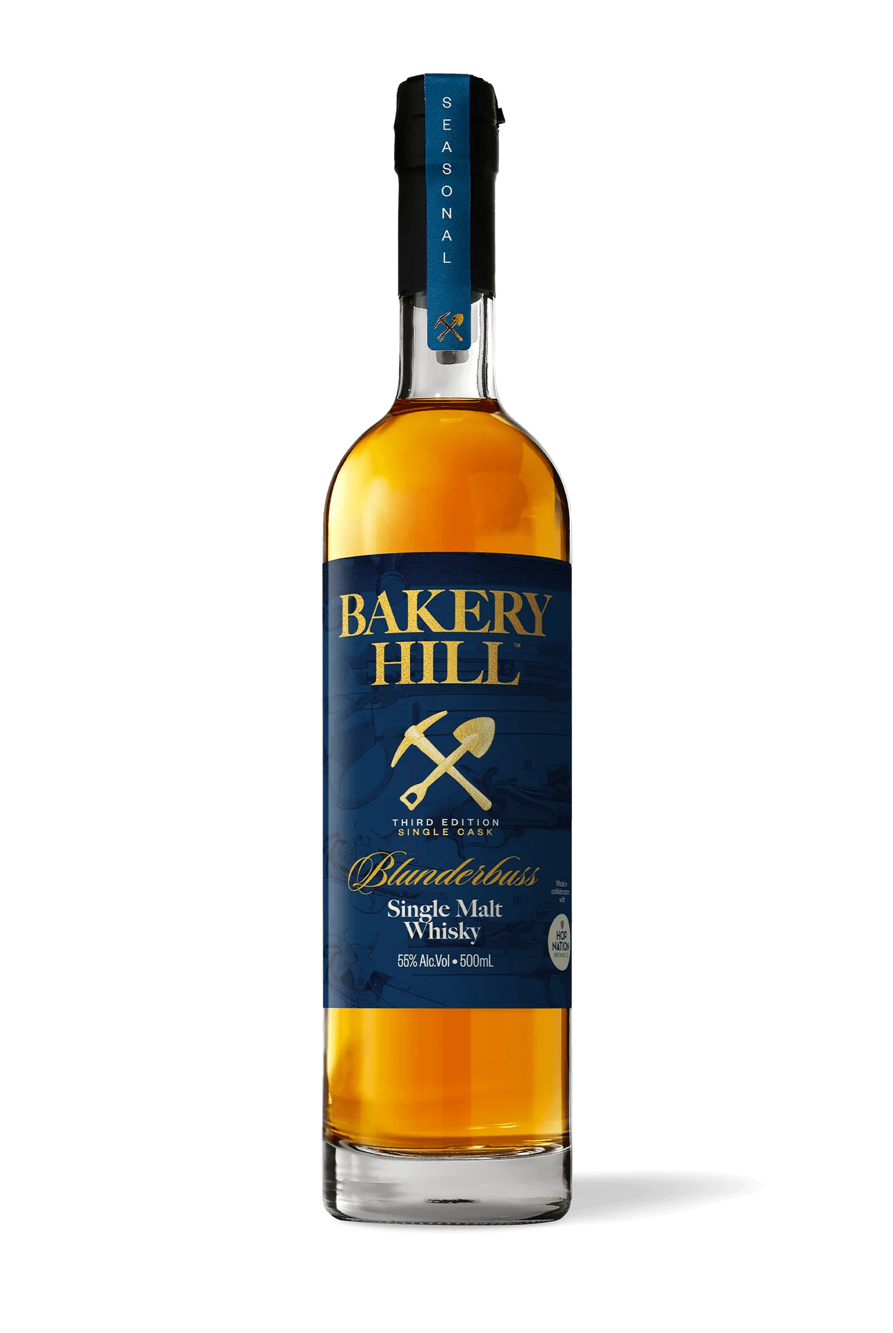 Bakery Hill Blunderbuss Whisky 55% 500ml - Whisky - Liquor Wine Cave