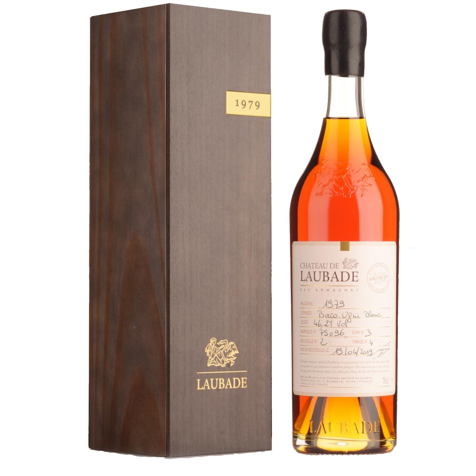 Chateau de Laubade Vintage 2000 Cask Strength Bas Armagnac 52.4% 700ML Bottle - Liquor Wine Cave