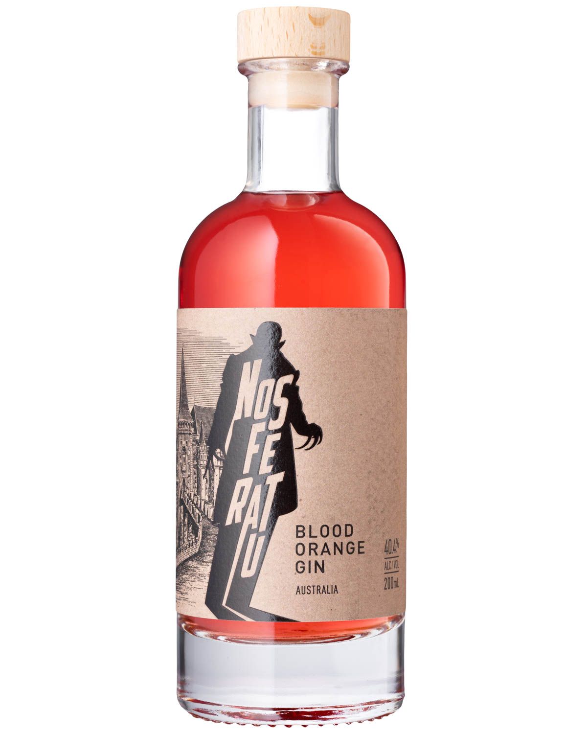Nosferatu Blood Orange Gin 40.4% 200ml bottle, Australia