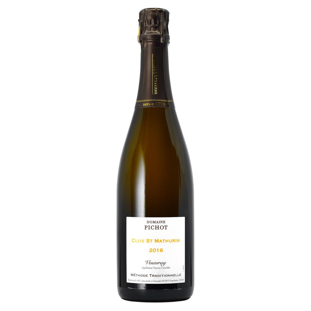 Pichot Vouvray Brut Clos St Mathurin 2022 - Wine France Sparkling - Liquor Wine Cave
