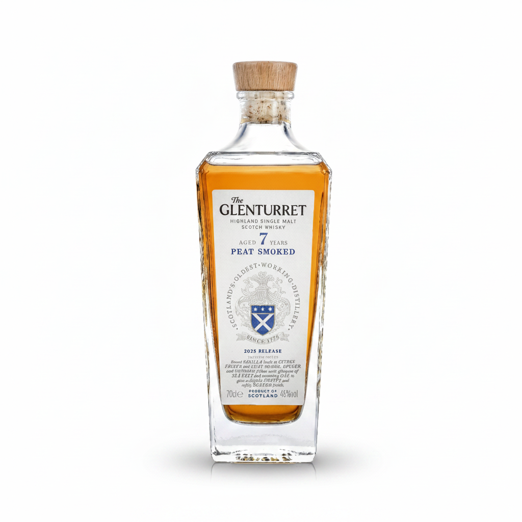The Glenturret 7 Year Old Peat Smoked 2025 Release Highland Single Malt 700ml bottle