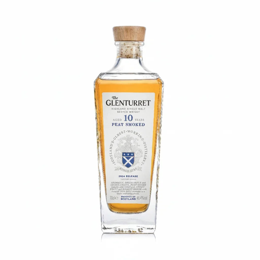 The Glenturret 10 Year Old Peat Smoked Highland Single Malt 700ml bottle
