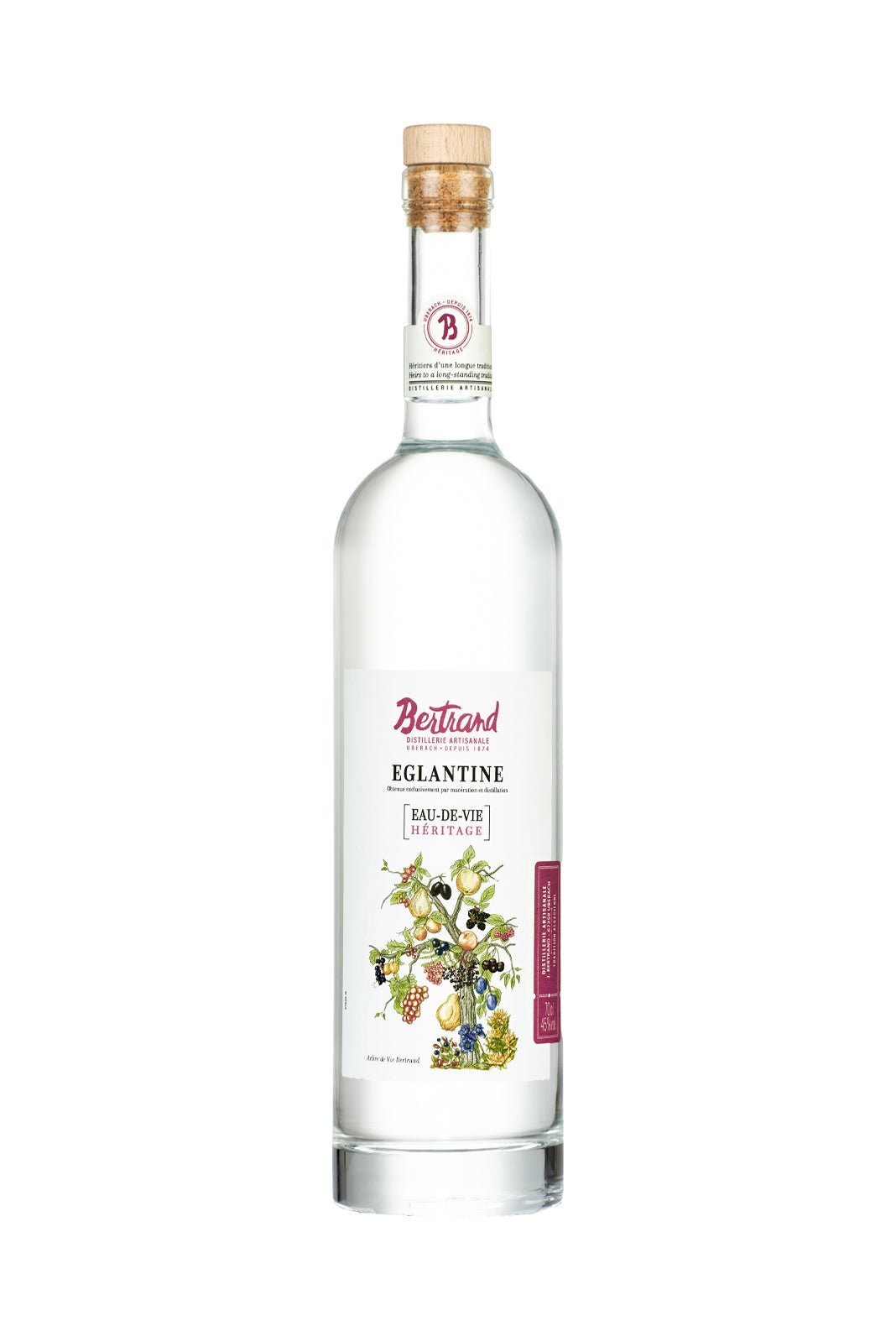 Bertrand Eau de Vie Eglantine Heritage 45% 700ml - Fruit Spirits - Liquor Wine Cave