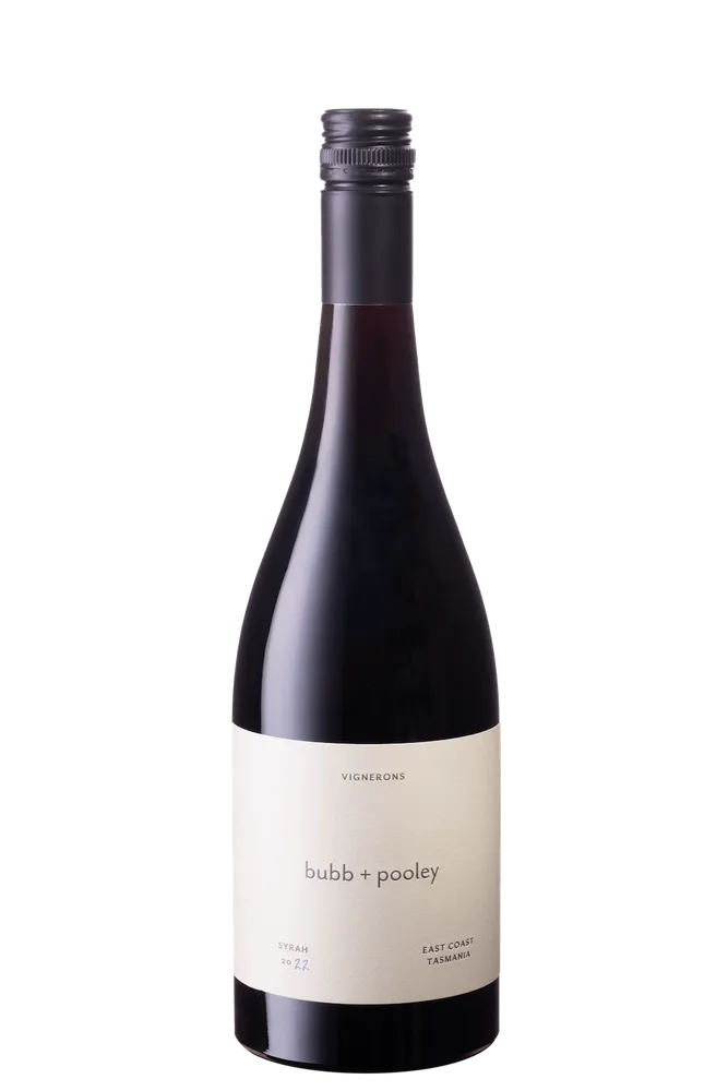 bubb+pooley Syrah 2023 bottle, Australia