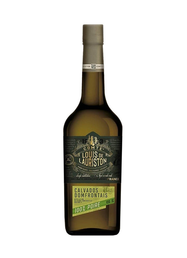 Comte Louis de Lauriston Calvados 5 year 100% Pear Domfrontais 40% 700ml | Brandy | Shop online at Liquor Wine Cave