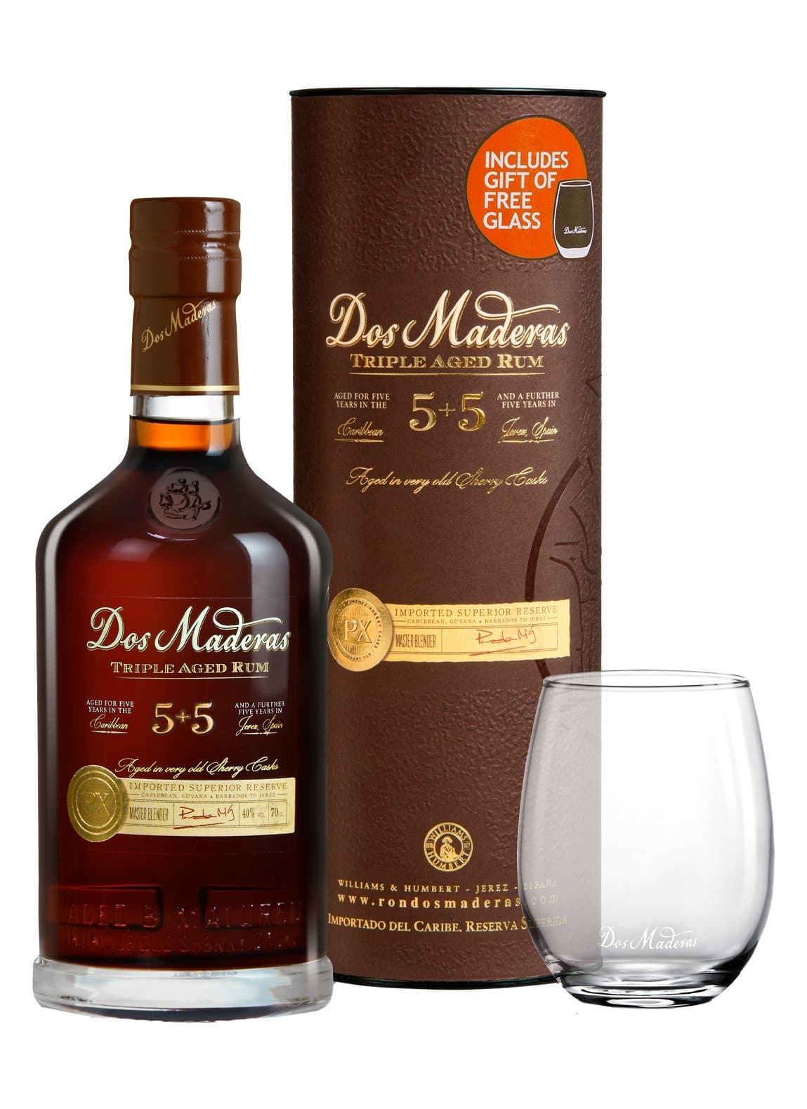 Dos Maderas Rum 5 years+5 years 40% 700ml