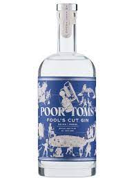 POOR TOMS FOOLS CUT GIN 52% bottle, Australia