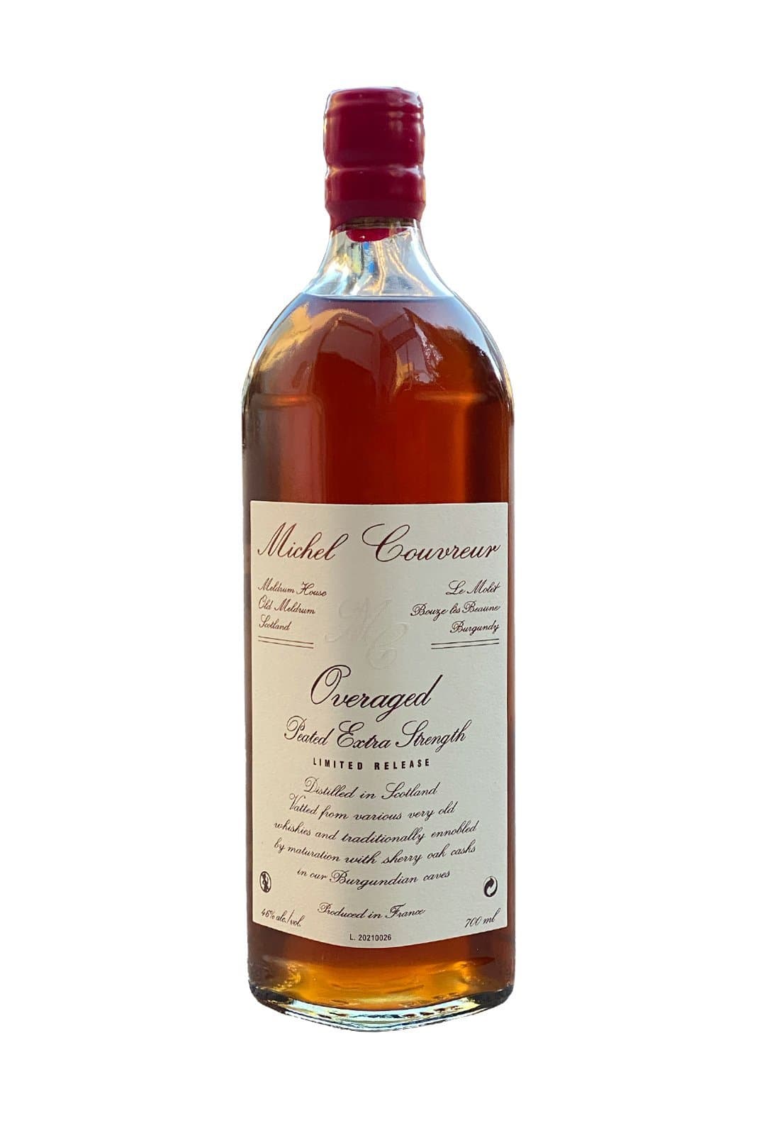 Michel Couvreur Whisky Peated Malt Overaged 46% 700ml