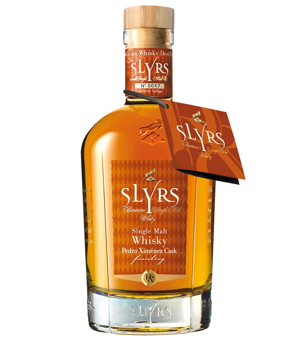 Slyrs Single Malt Whisky Pedro XimΓ©nez Cask Finish bottle, Germany