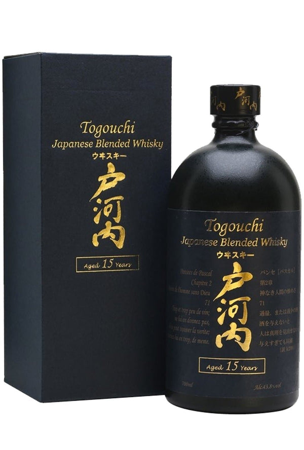 Togouchi 15 years Japanese Whisky 43.8% 700ml | Whiskey | Shop online at Liquor Wine Cave