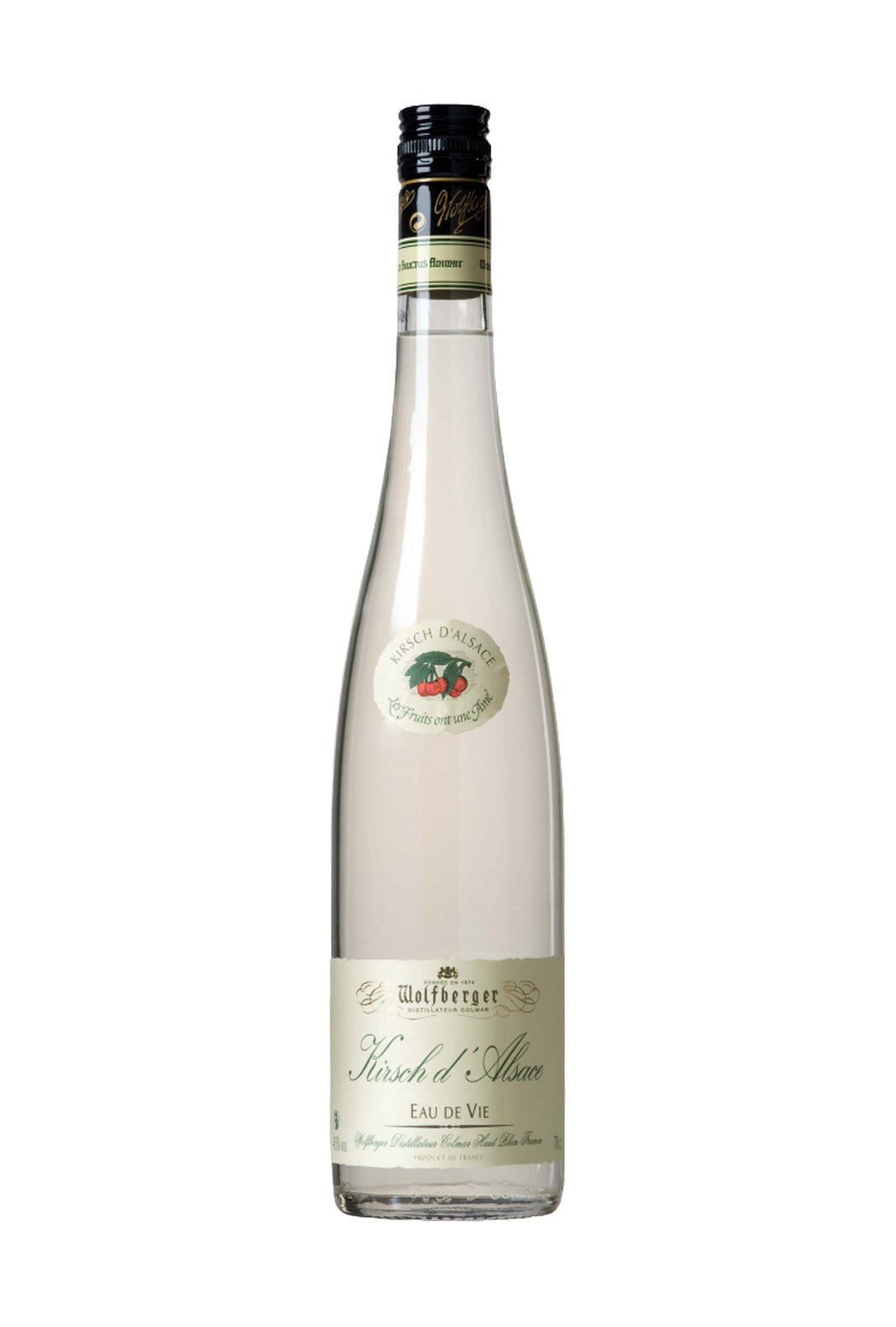 Wolfberger Kirsch Eau de Vie (Cherry Spirit) 45% 700ml - Eau de Vie - Liquor Wine Cave