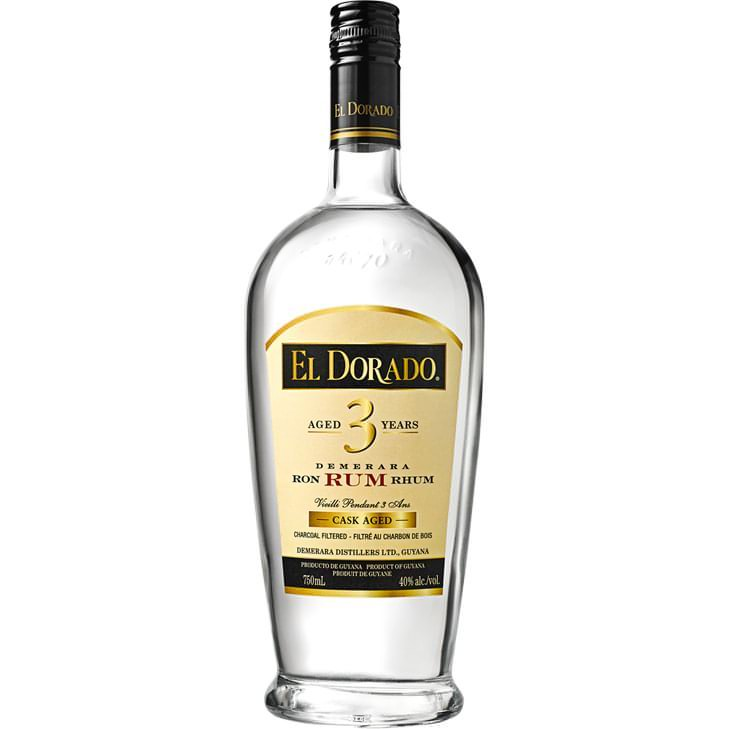 El Dorado Rum 3yo bottle, Guyana