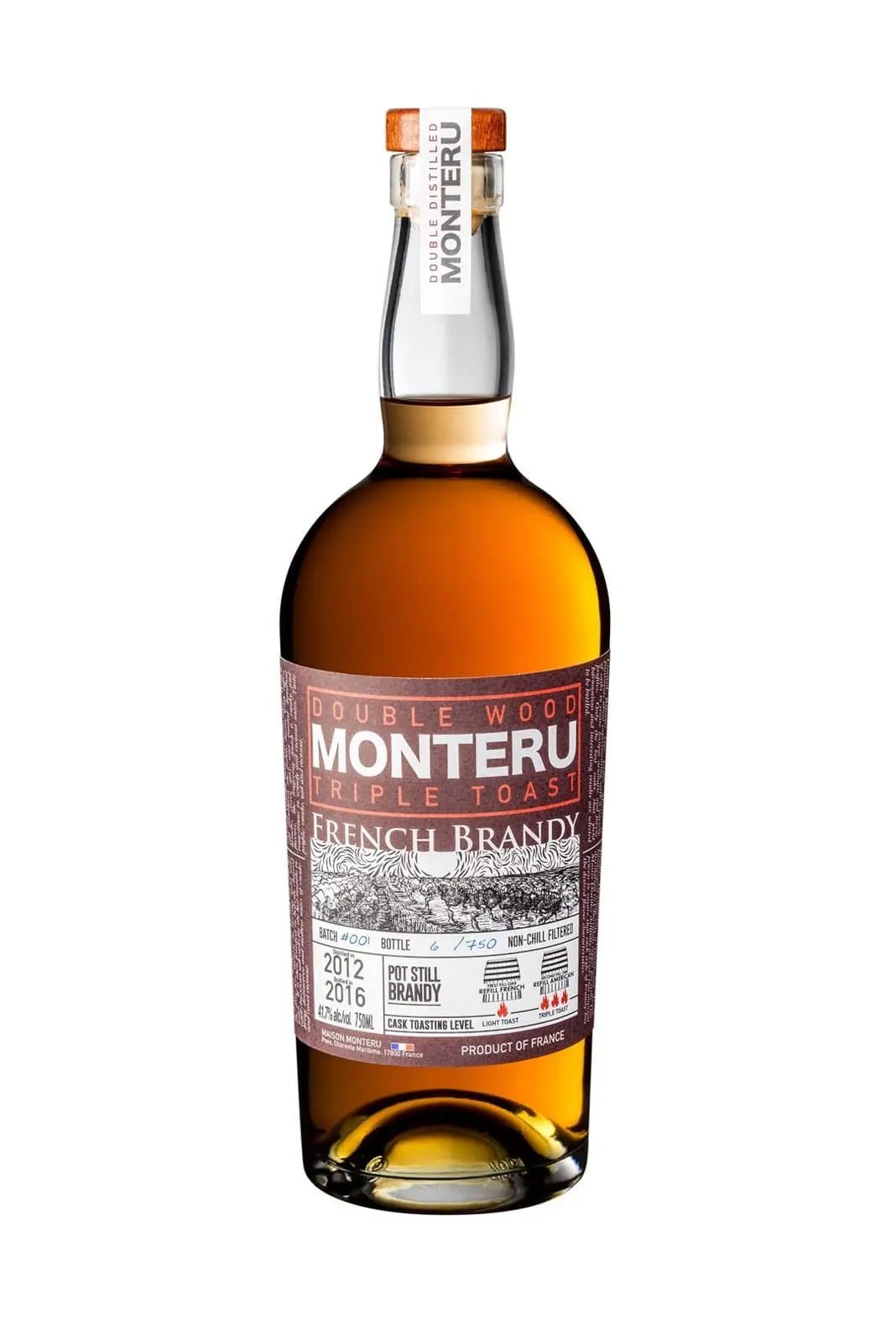 Naud Brandy Triple Toast Finish 42.7% 750ml - Liquor & Spirits - Liquor Wine Cave