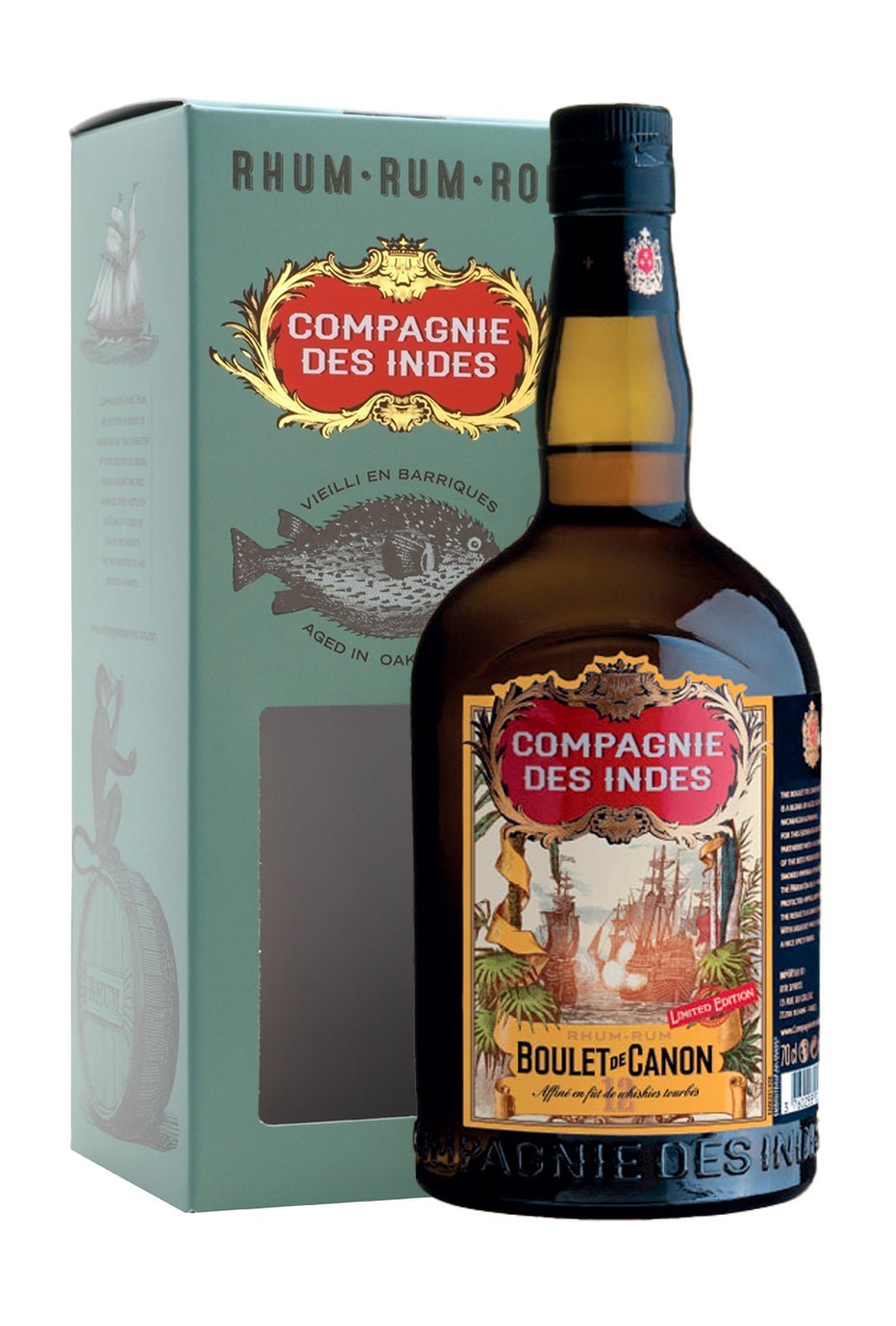 Compagnie des Indes Rum Boulet de Canon NΒ‘12 46% 700ml - Rum - Liquor Wine Cave