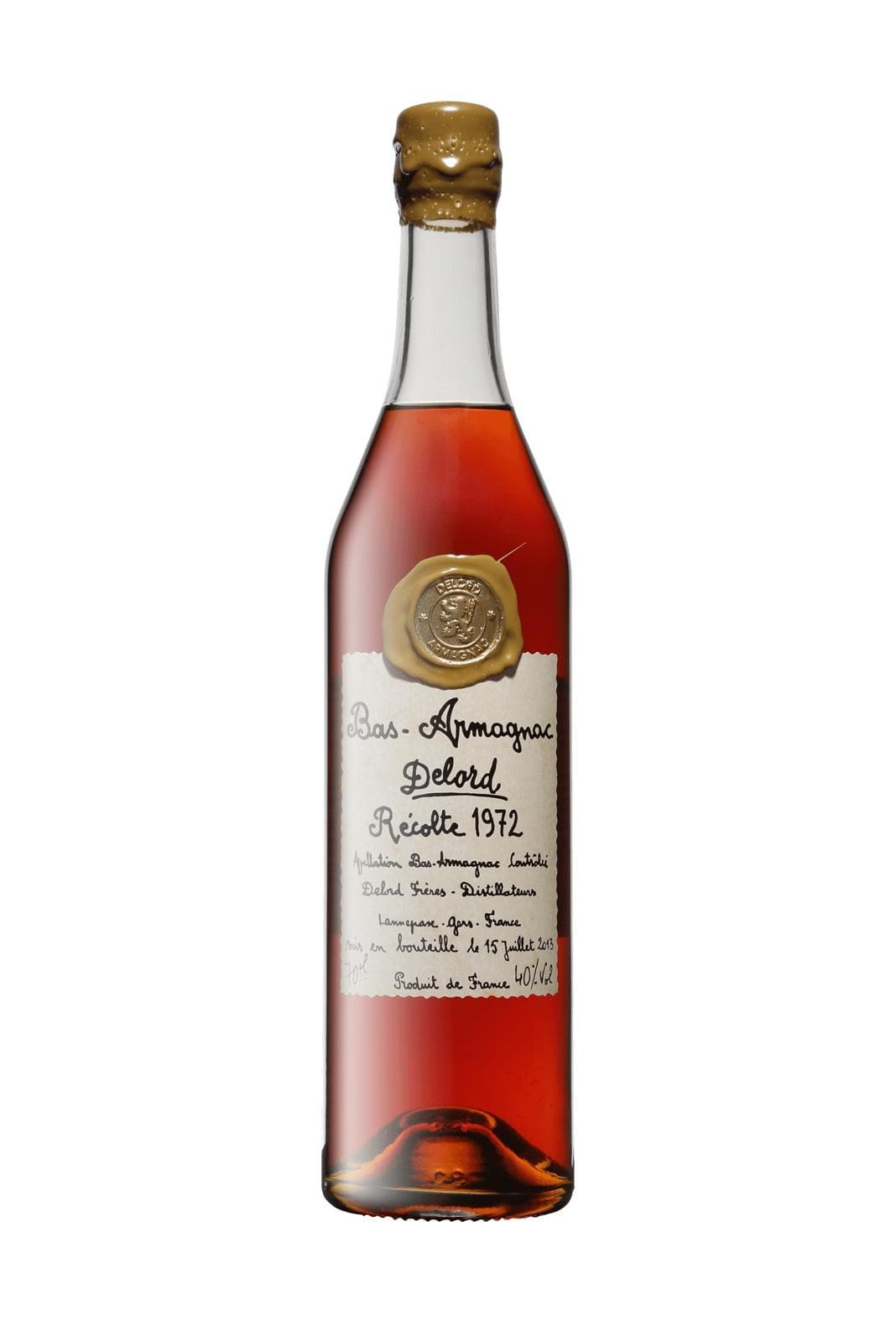 Delord 1972 Bas Armagnac 40% 700ml bottle, France