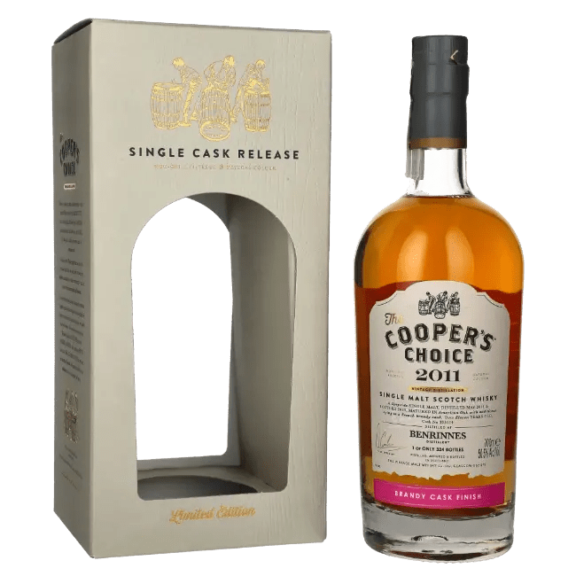 Cooper's Choice Benrinnes 11 Year old 2011 Brandy Finish Single Malt Scotch Whisky 700mL - Whisky - Liquor Wine Cave