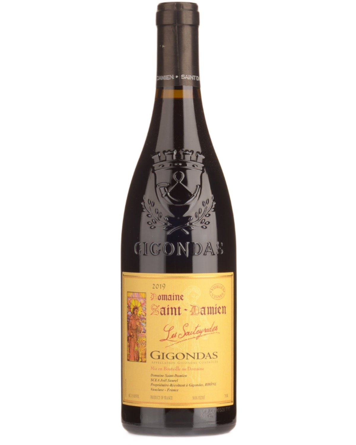 Domaine Saint Damien Gigondas 'Les Souteyrades Vieilles Vignes' 2019 - Wine France Red - Liquor Wine Cave