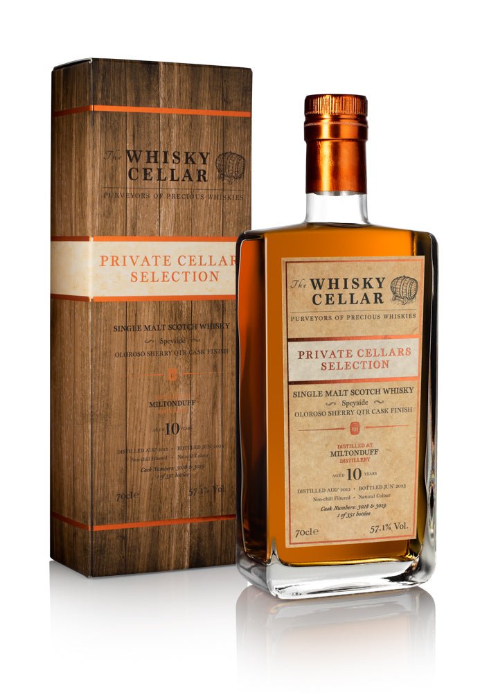 Miltonduff 2012 10 year old - The Whisky Cellars 700mL - Whisky - Liquor Wine Cave