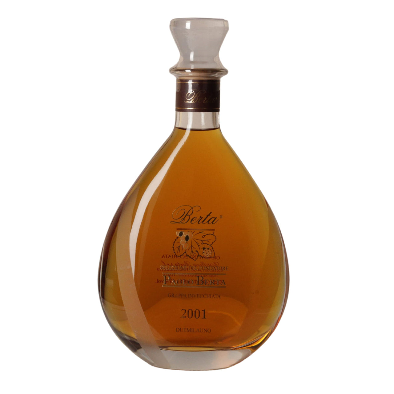 BERTA Paolo Grappa 700ml - Grappa - Liquor Wine Cave