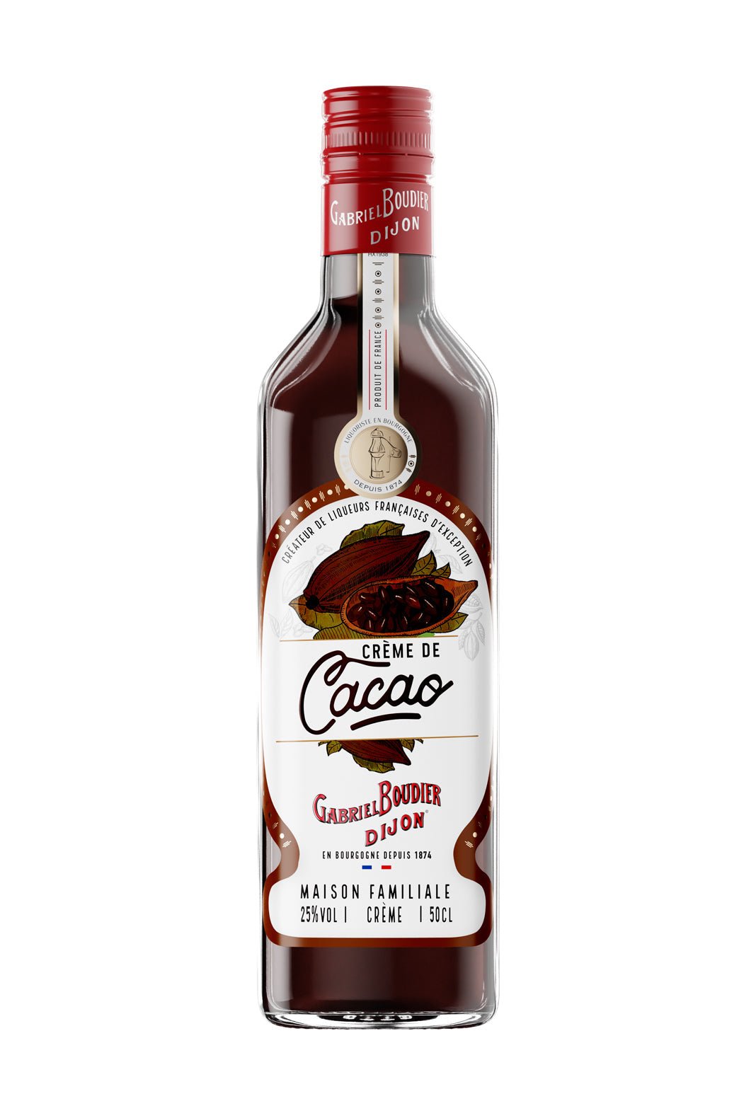 Gabriel Boudier Creme De Cacao Noir (Dark Chocolate) Liqueur 25% 500ml - Liqueurs - Liquor Wine Cave