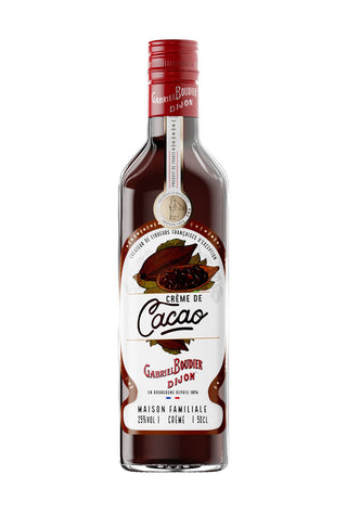 Gabriel Boudier Creme De Cacao Noir (Dark Chocolate) Liqueur 25% 500ml
