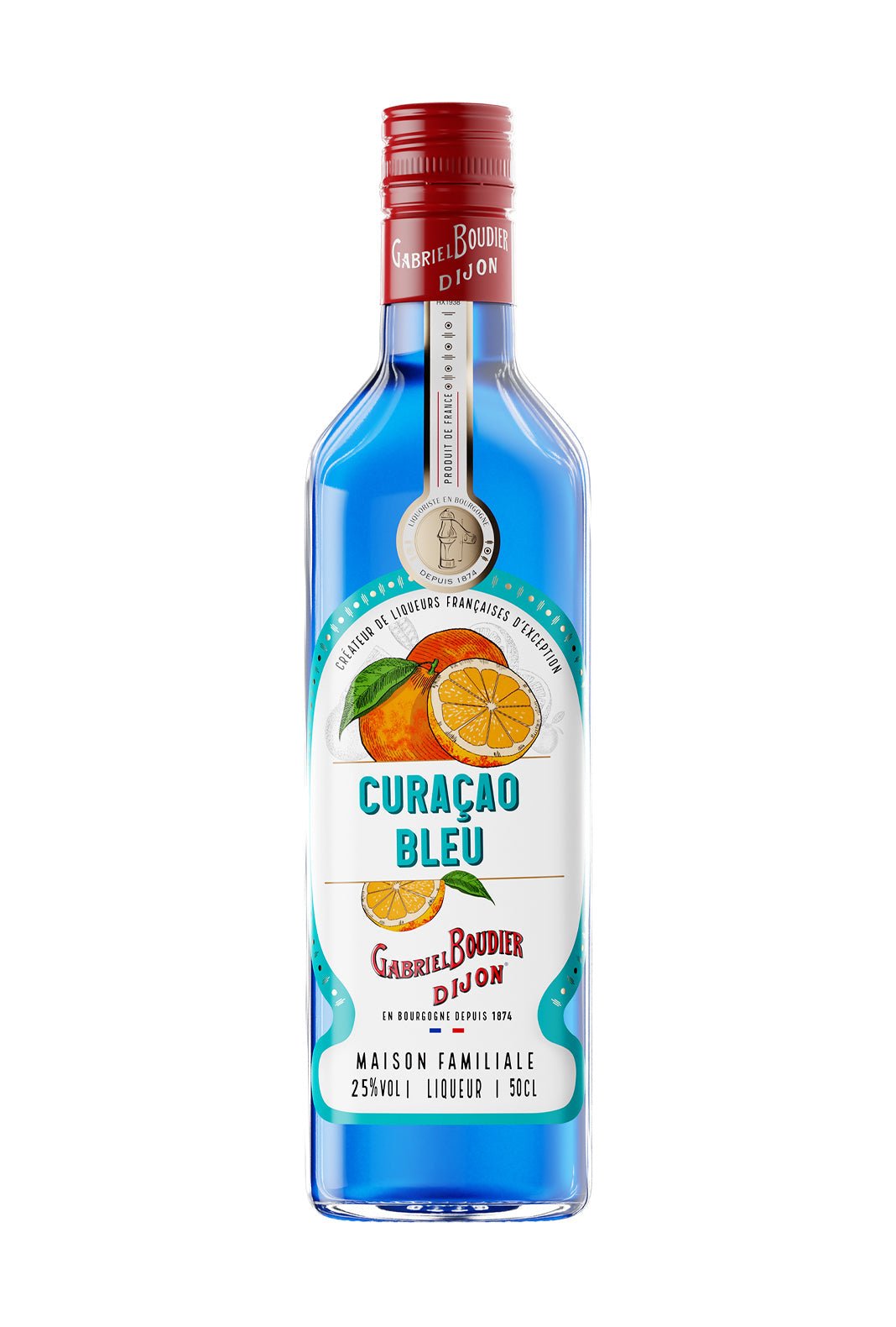 Gabriel Boudier Curacao Bleu (Blue Curacao) Liqueur 25% 500ml - Liqueurs - Liquor Wine Cave