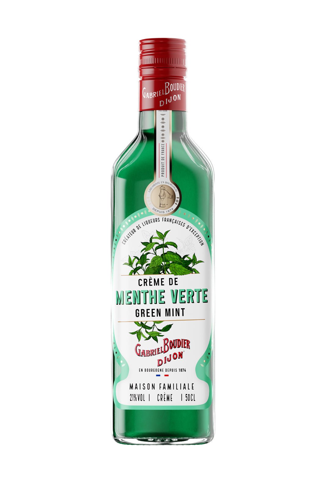 Gabriel Boudier Creme De Menthe Verte (Green Mint) Liqueur 21% - Liqueurs - Liquor Wine Cave