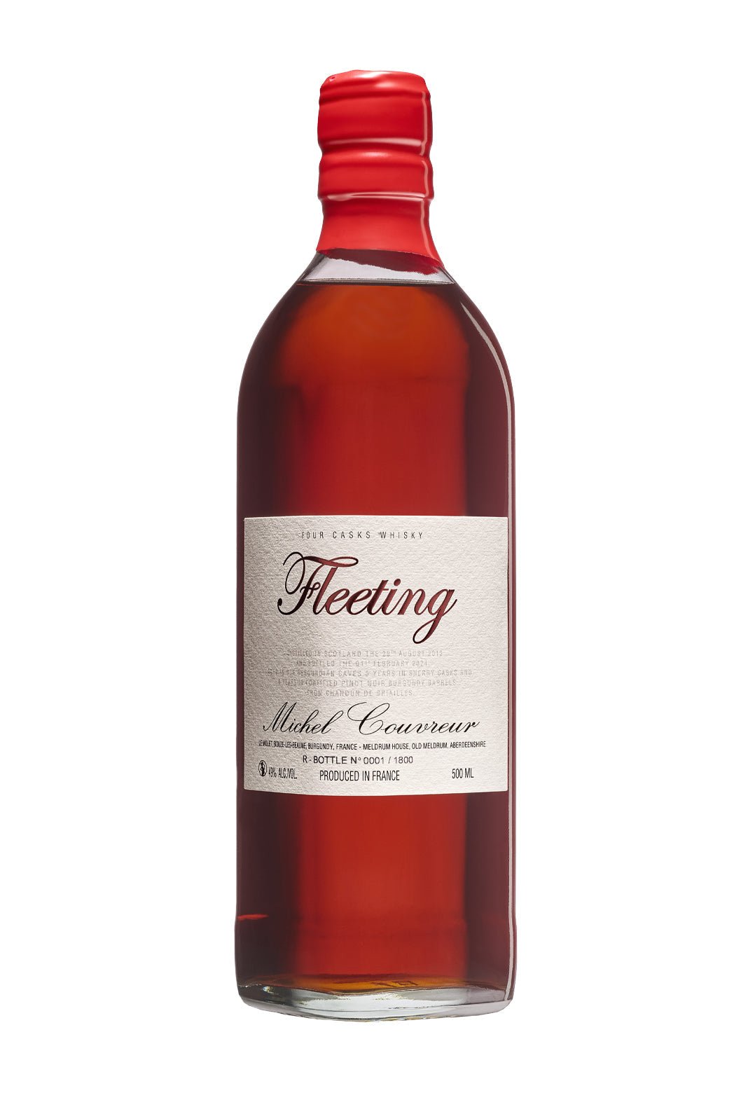 Michel Couvreur Whisky Fleeting R 49% 500ml - Whisky - Liquor Wine Cave