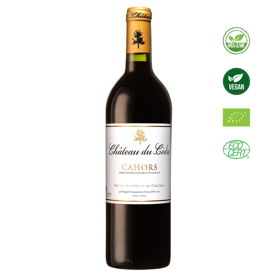 Chateau du Cedre Cahors 2022 bottle, France