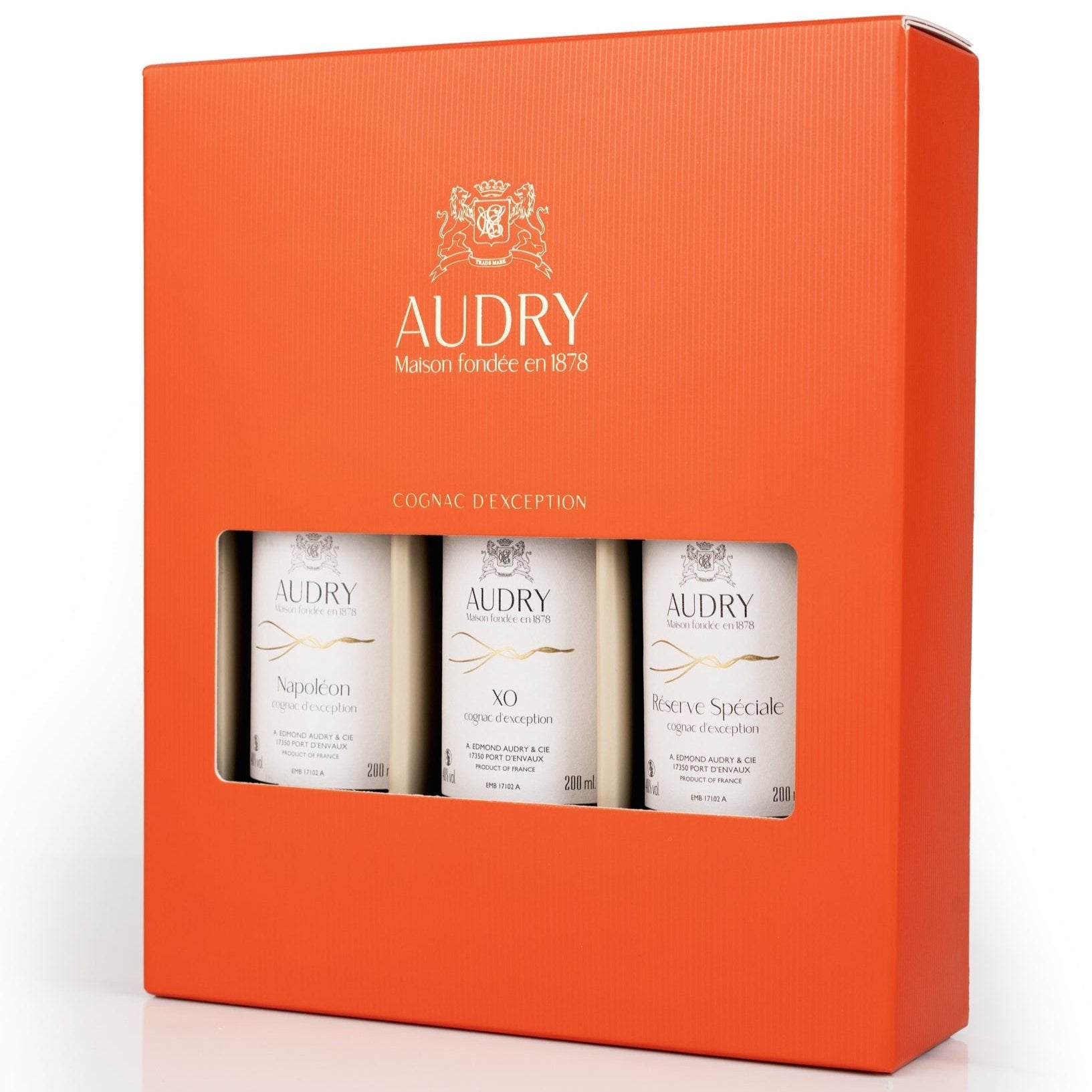 Maison Audry Cognac DISCOVERY BOX 40% 3x200ml, France