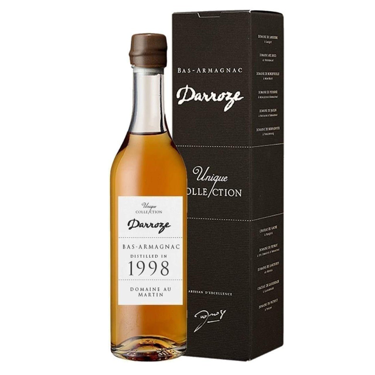 Darroze 1998 Au Martin Bas Armagnac 48.6% 200ml - armagnac - Liquor Wine Cave