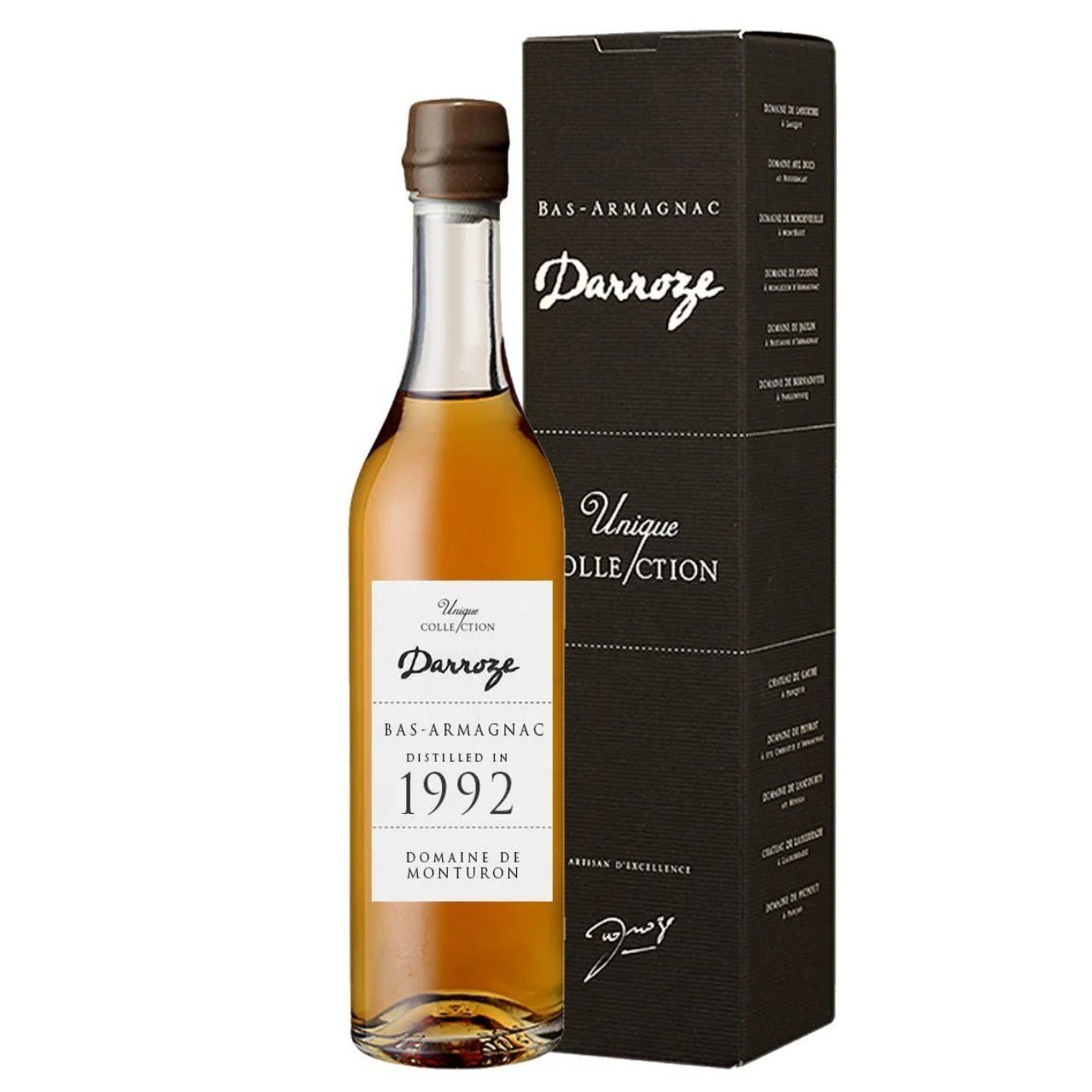 Darroze Grand Bas Armagnac 1992 Monturon 40.5% 200ml - armagnac - Liquor Wine Cave