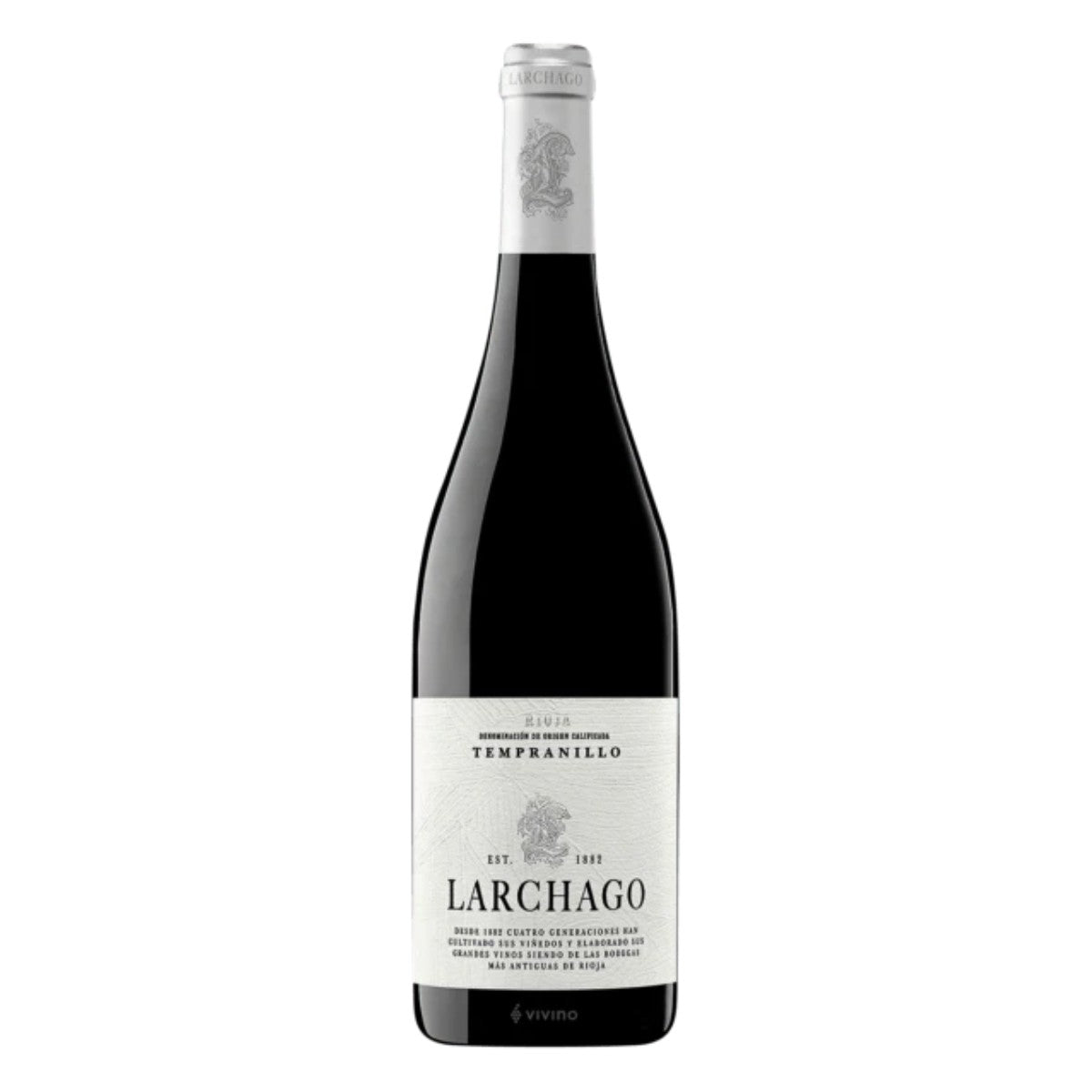 Familia Larchago Tempranillo 2022 bottle, Spain