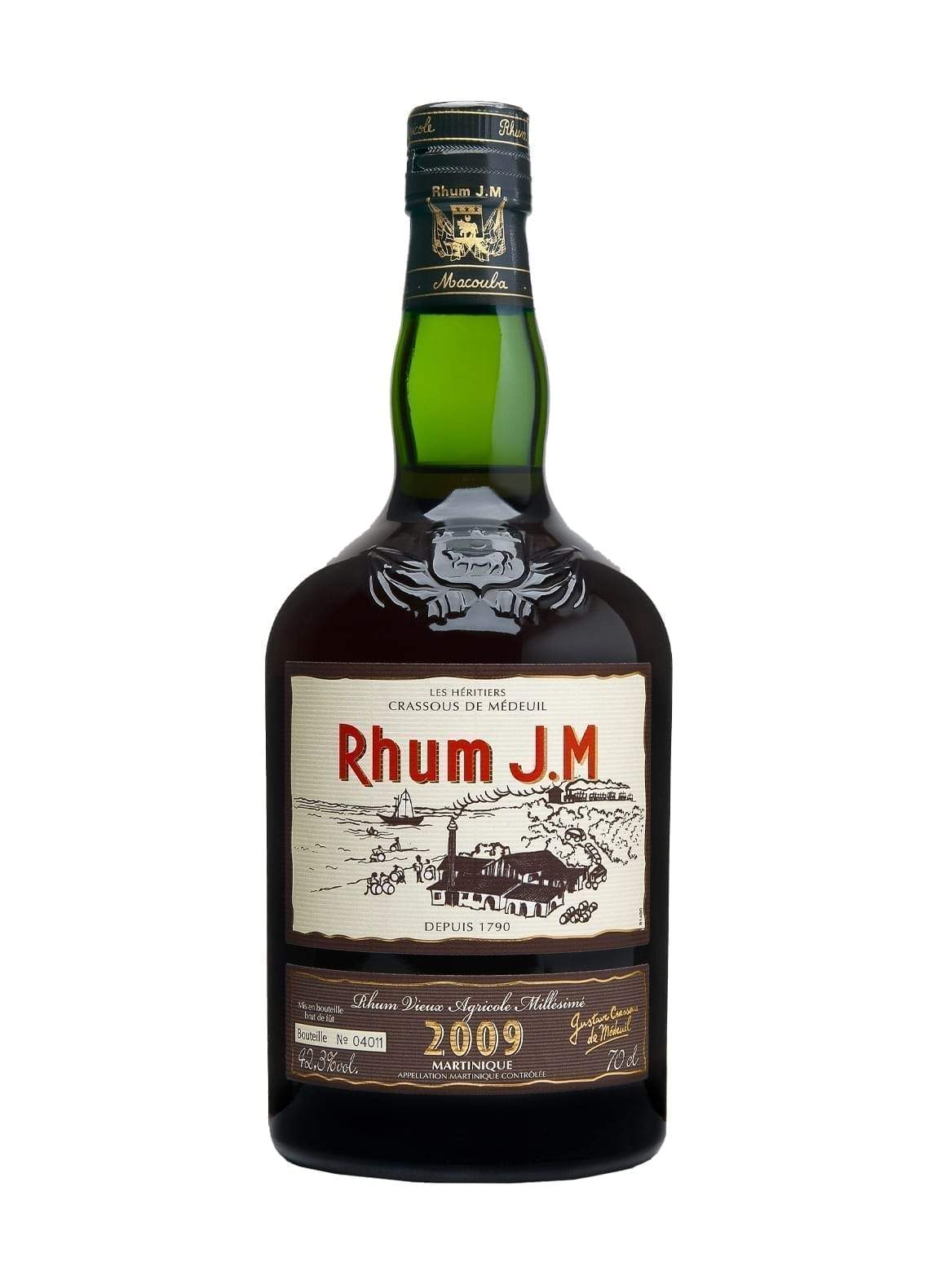 J.M Rhum Agricole 2009 Bourbon Cask Finish 42.3% 700ml | Rum | Shop online at Spirits of France