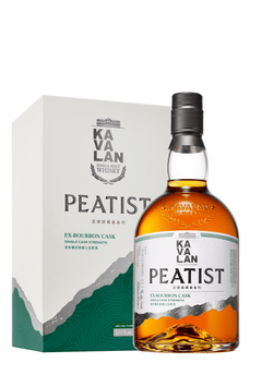 Kavalan Peatist Ex-Bourbon Cask Whisky 50% 700ml - Whisky - Liquor Wine Cave