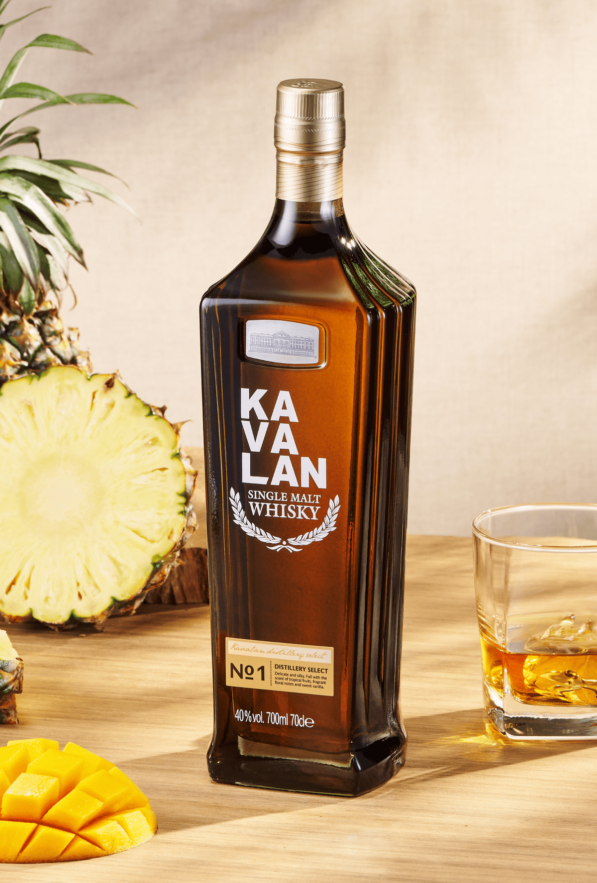 Kavalan Distillery Select No.1 Single Malt Taiwanese Whisky 40% 700ml - Whisky - Liquor Wine Cave