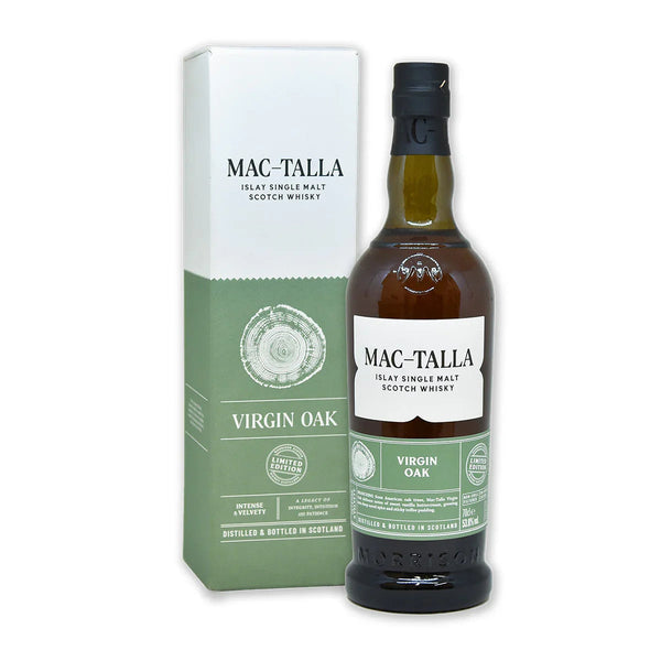 Mac-Talla Virgin Oak 2025 Limited Edition Islay Single Malt 700ml bottle with presentation box