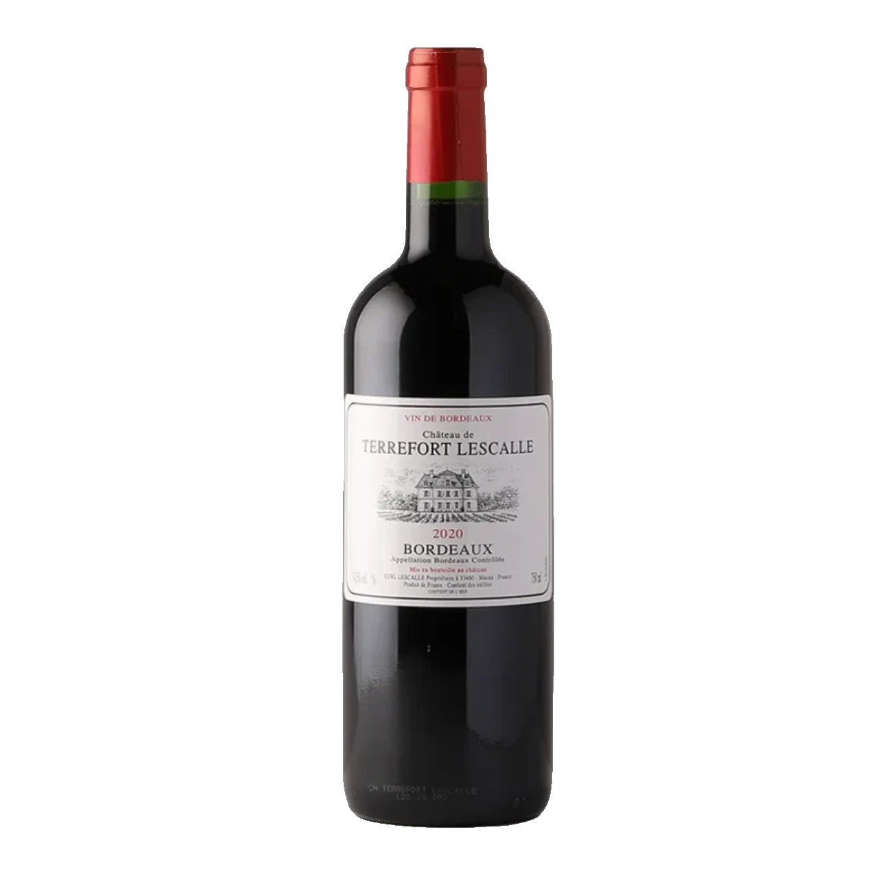 Château de Terrefort Lescalle Bordeaux 2020 - Wine France Red - Liquor Wine Cave