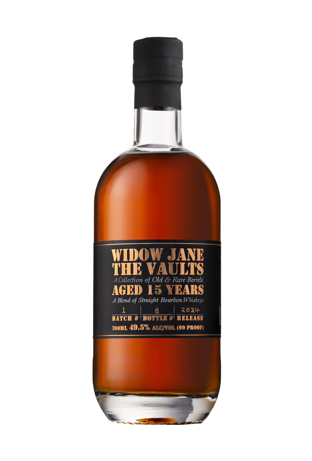 Widow Jane Bourbon Vault 15 yrs 49.5% 700ml bottle