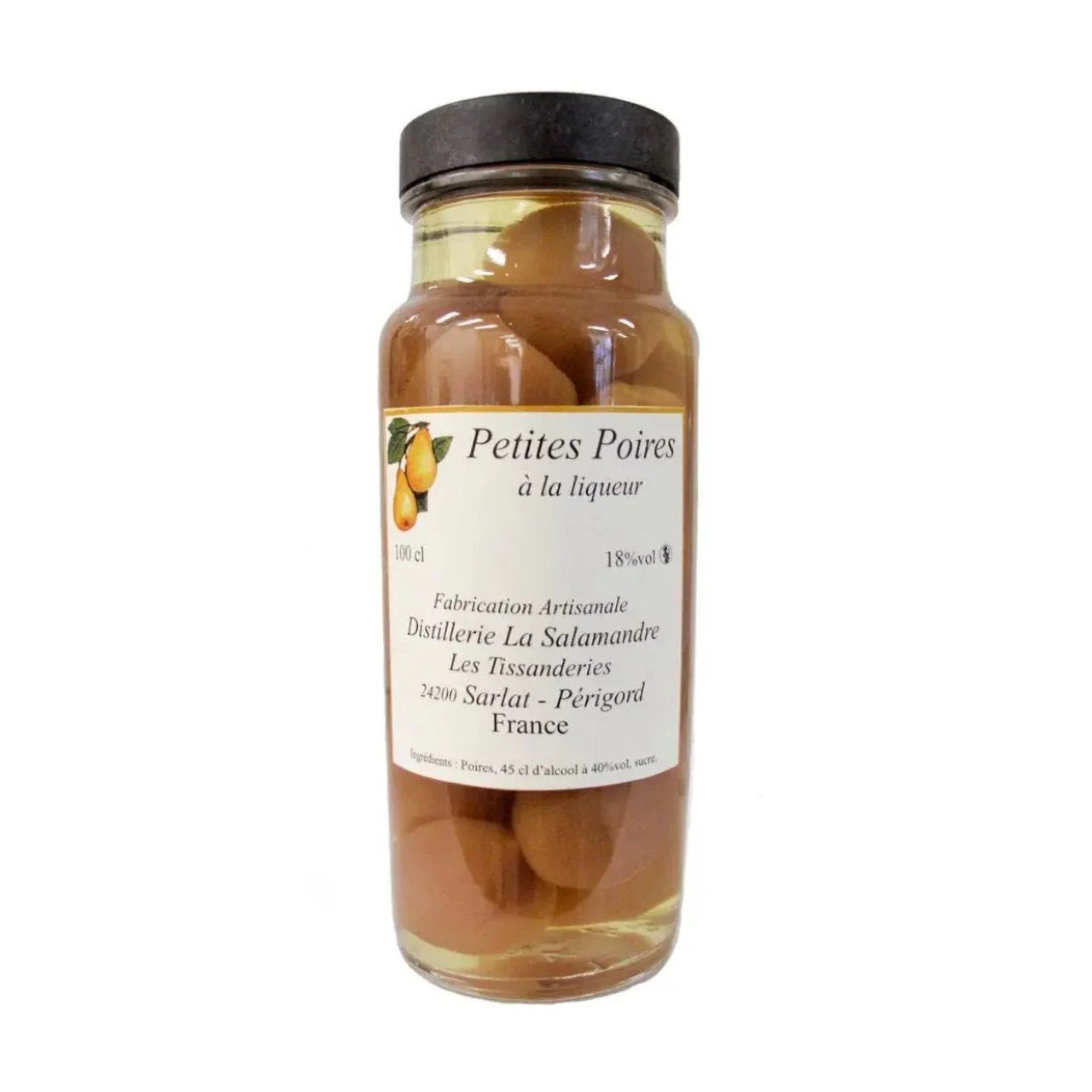 Salamandre Petites Poires a la Liqueur (Tiny Pears in Liqueur) 18% 1000ml - Fruit in Spirits - Liquor Wine Cave