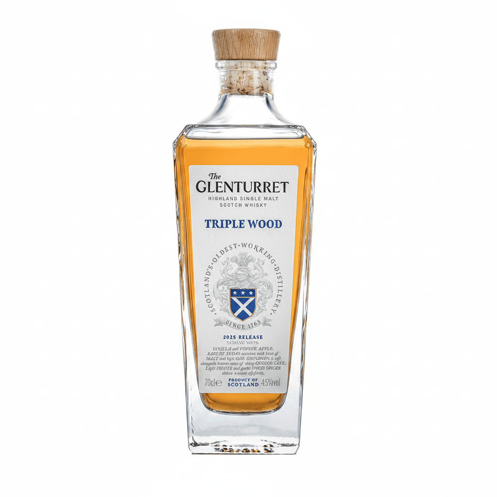 The Glenturret Triple Wood 2025 release 45% ABV 700ml - Scotch Whisky - Liquor Wine Cave