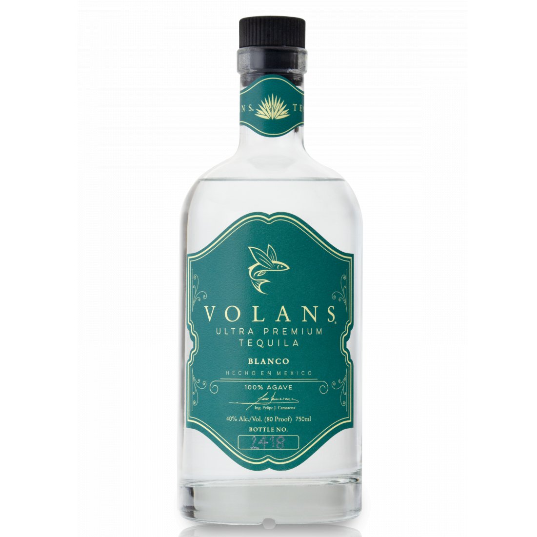 Volans Ultra Premium Tequila Blanco 40% 750ML - Tequila - Liquor Wine Cave