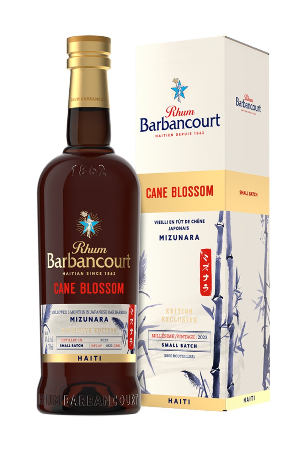 Barbancourt Cane Blossom Rum 45% 700ml - Rum - Liquor Wine Cave