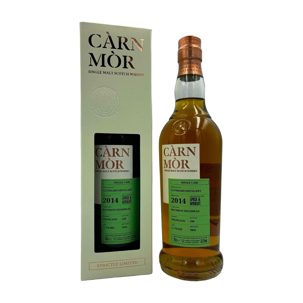 Carn Mor Clynelish 2014 11 Year Old Single Cask 700ml bottle with presentation box
