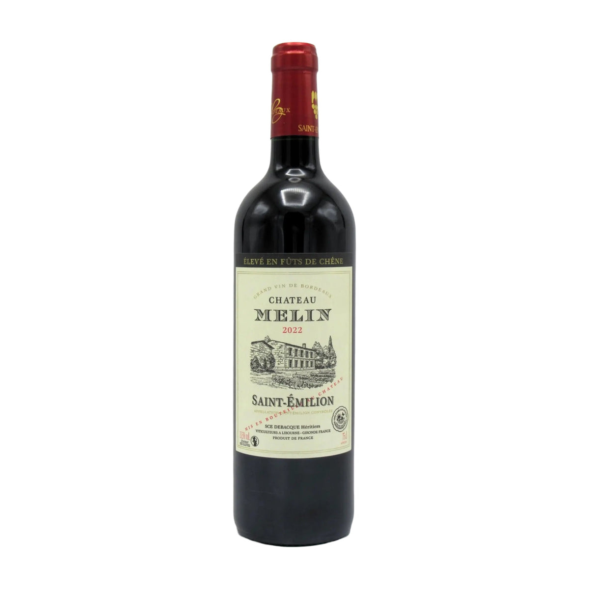 Chateau Melin Saint-Emilion Grand Cru 2022 750ml bottle