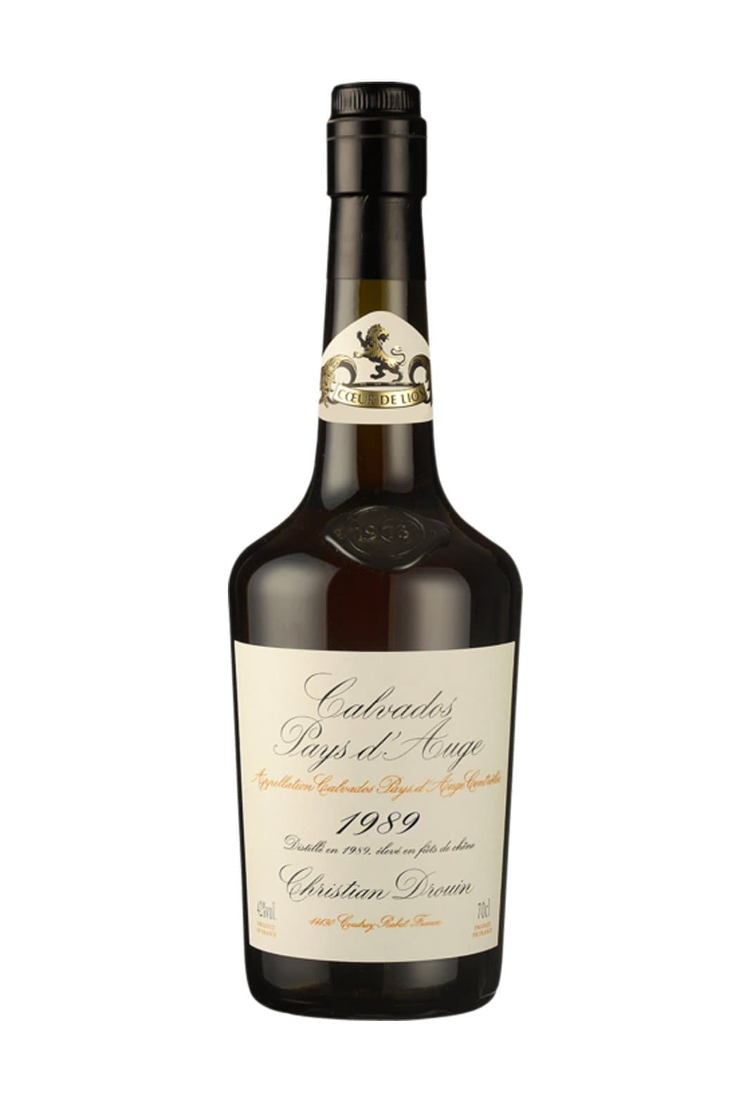 Christian Drouin Calvados 1989 Pays D'Auge Sherry cask 42% 700ml