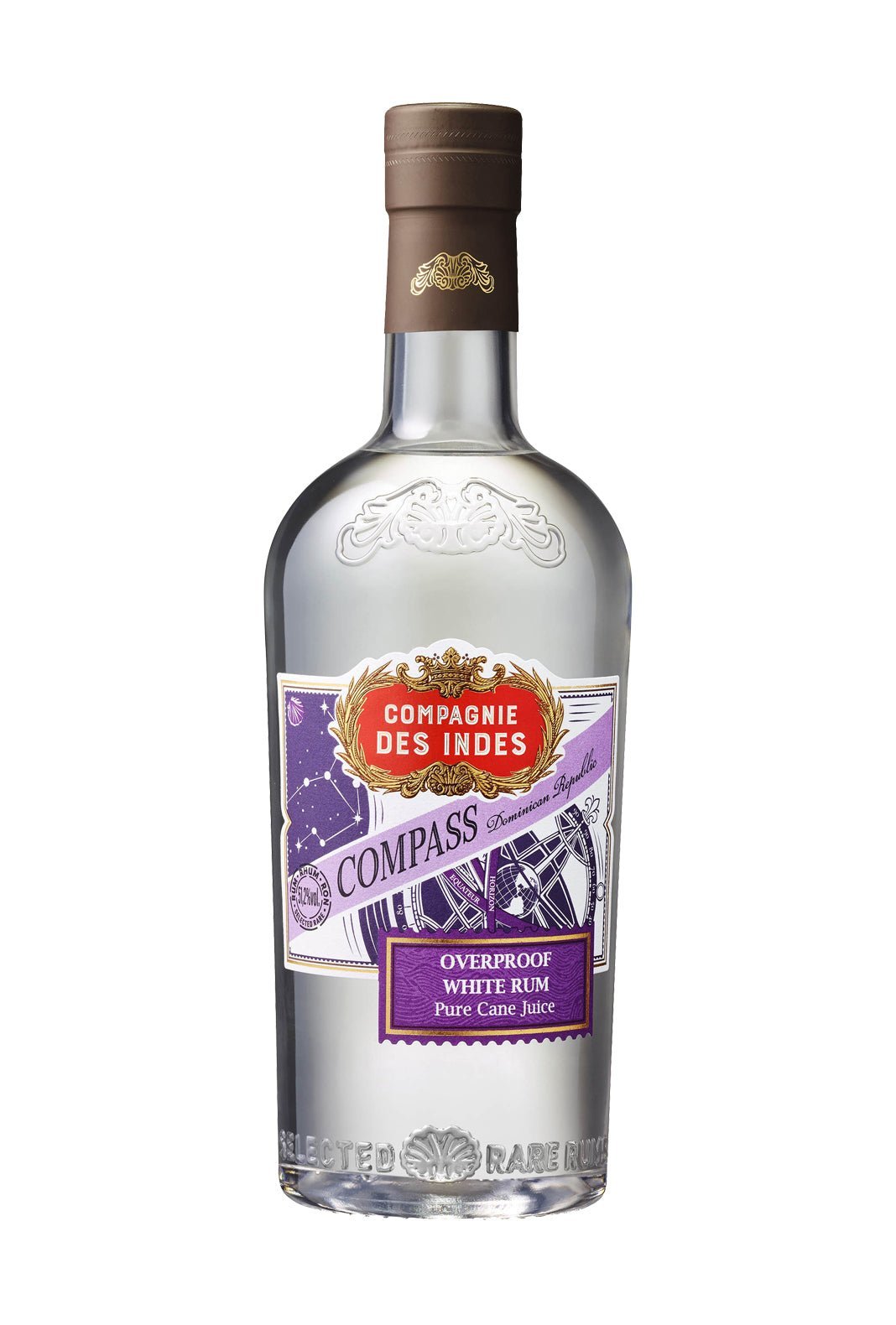 Compagnie des Indes Compass Overproof White Rum 51.2% 700ml