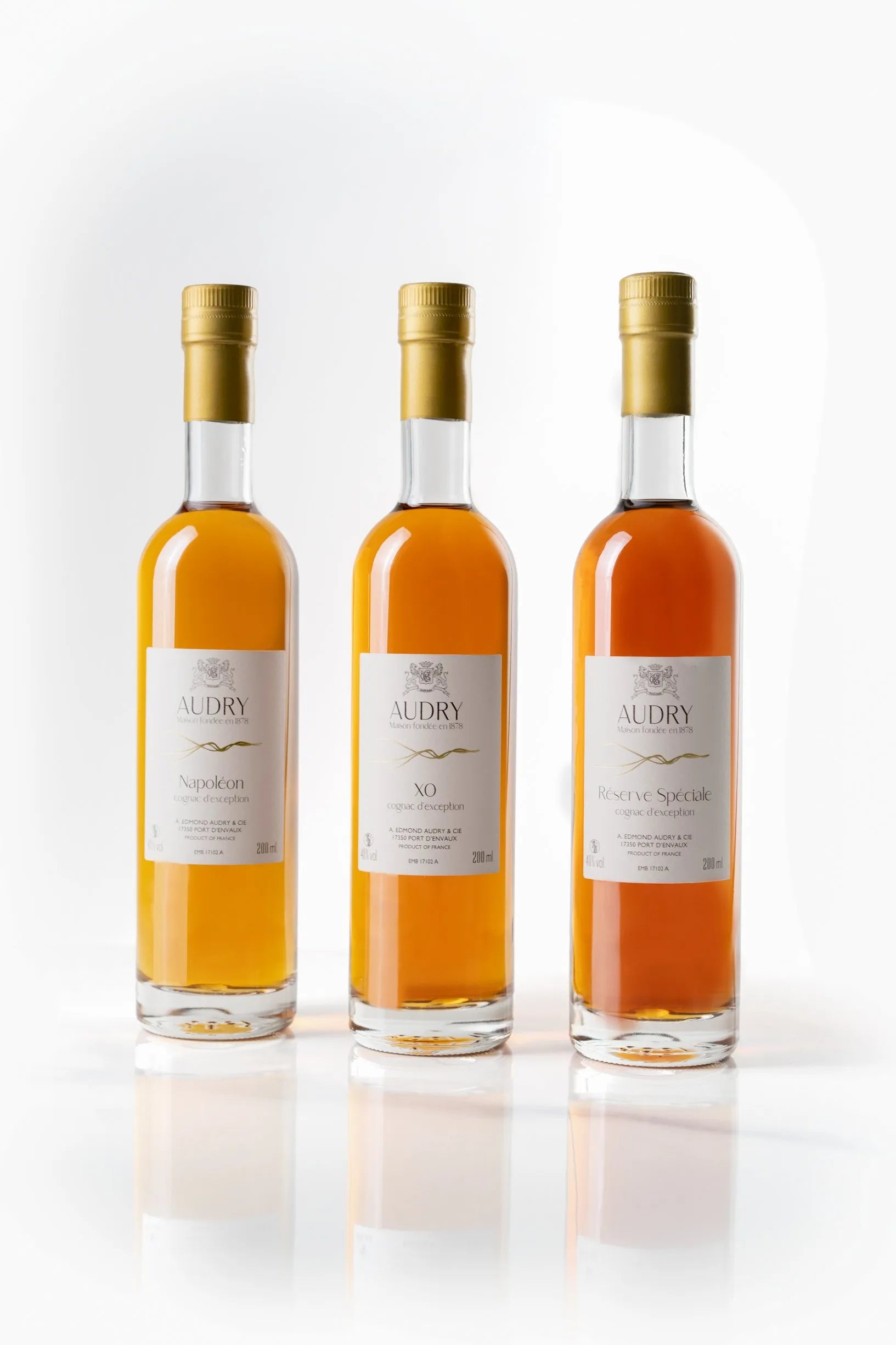 Maison Audry Cognac DISCOVERY BOX 40% 3x200ml, France