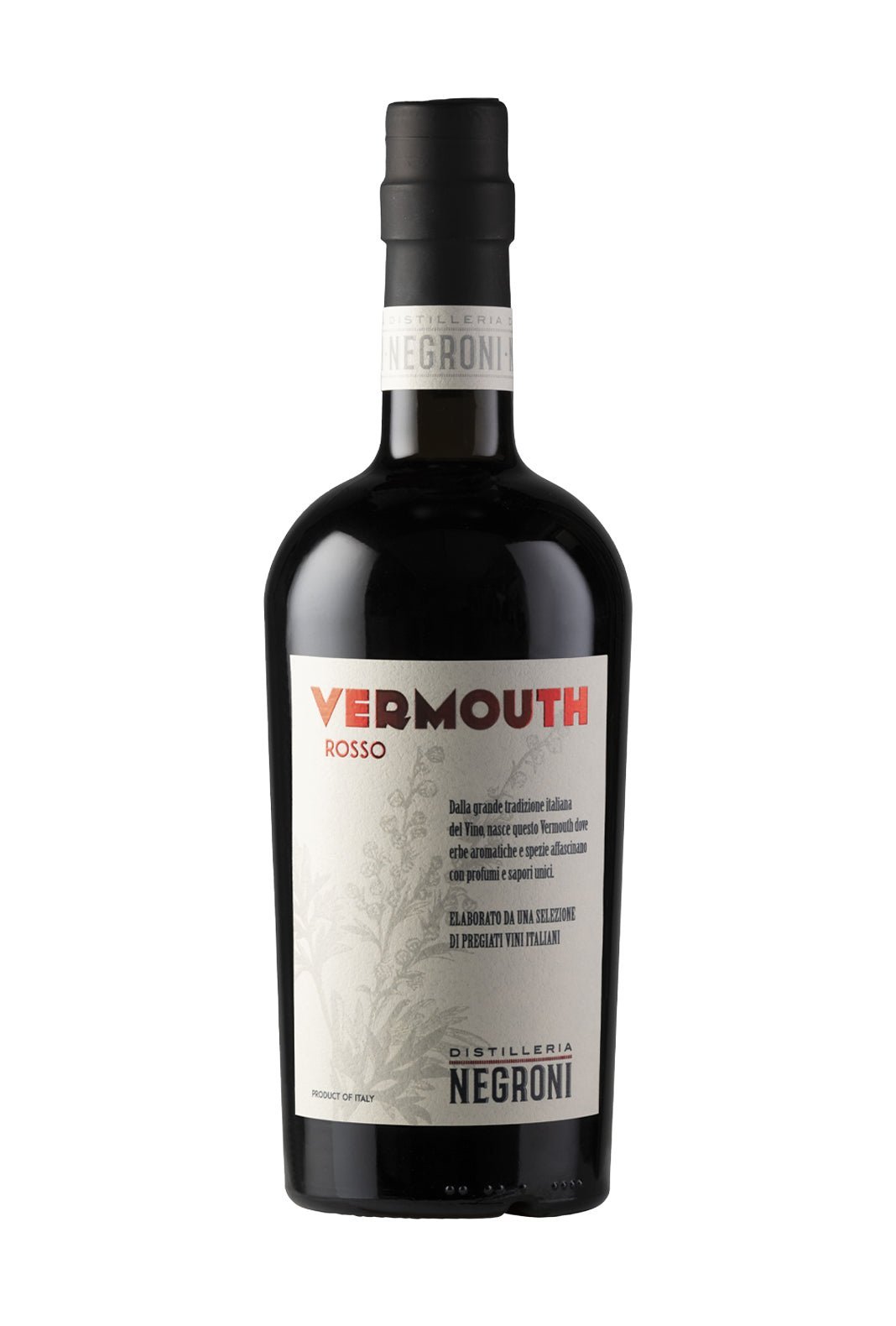 Distilleria Negroni Vermouth Rosso 18% 750ml - Vermouth - Liquor Wine Cave