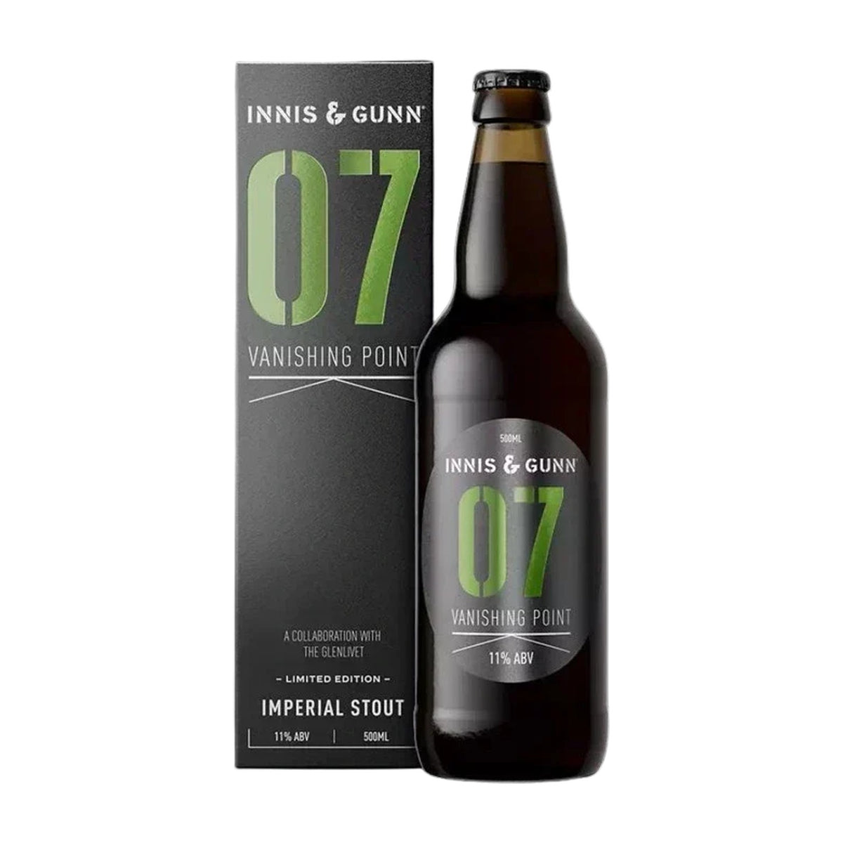 Innis & Gunn Vanishing Point 07 Imperial Stout 500ml 11%ABV - beer - Liquor Wine Cave